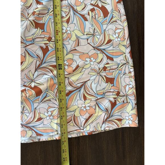 L*Space Satin Midi Slip Dress Womens Small in Soulshine Floral Joanna - Picture 8 of 14